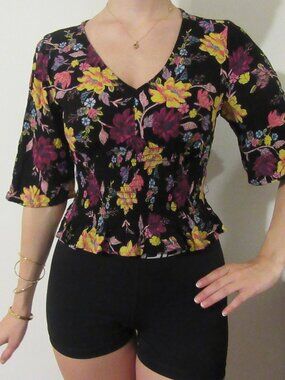 Mudd floral shirt